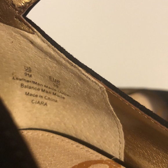 Sam Edelman BlackSuede/Patent Heels - Picture 11 of 15